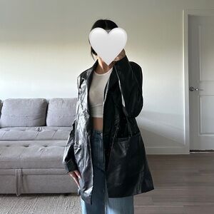 LIKE NEW! PRINCESS POLLY! FAUX LEATHER JACKET!